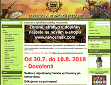 Tablet Screenshot of nevoranek.cz